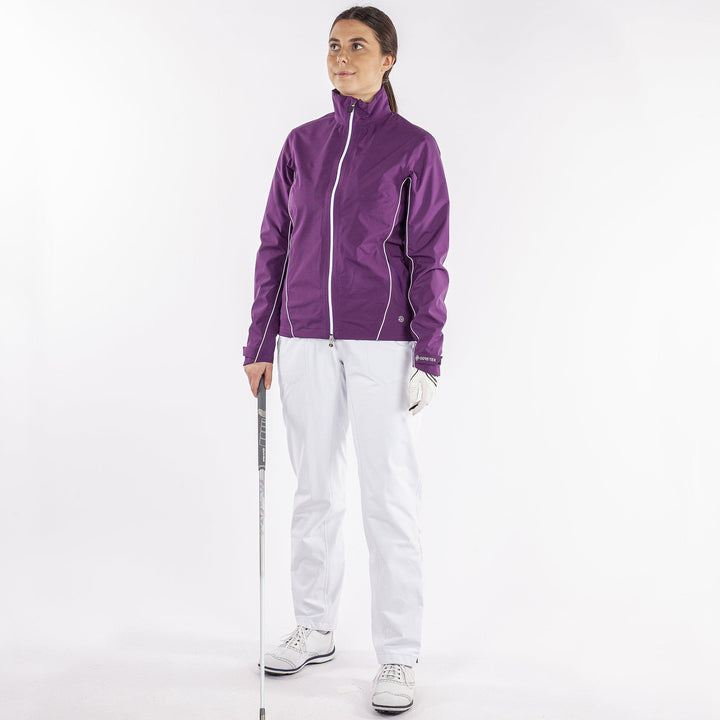 Arissa is a Waterproof golf jacket for Women in the color Imaginary Pink(3)