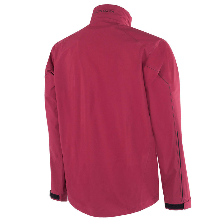 Alec is a Waterproof golf jacket for Men in the color Amazing Pink(1)