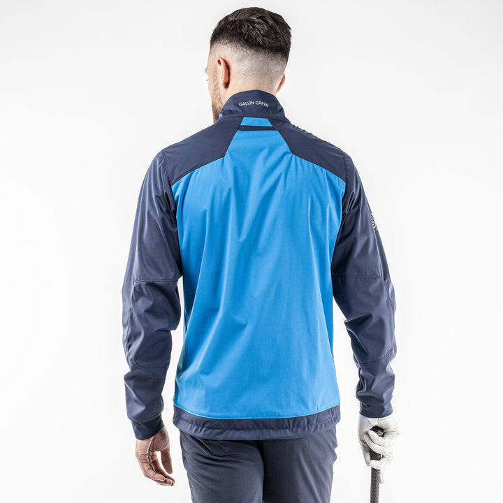 Lyle is a Windproof and water repellent golf jacket for Men in the color Blue(5)