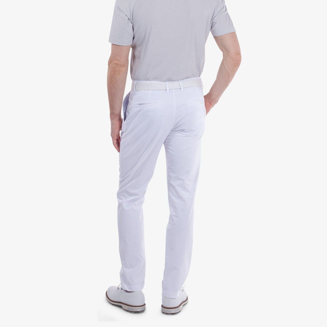 Noah is a Breathable golf pants for Men in the color White(4)