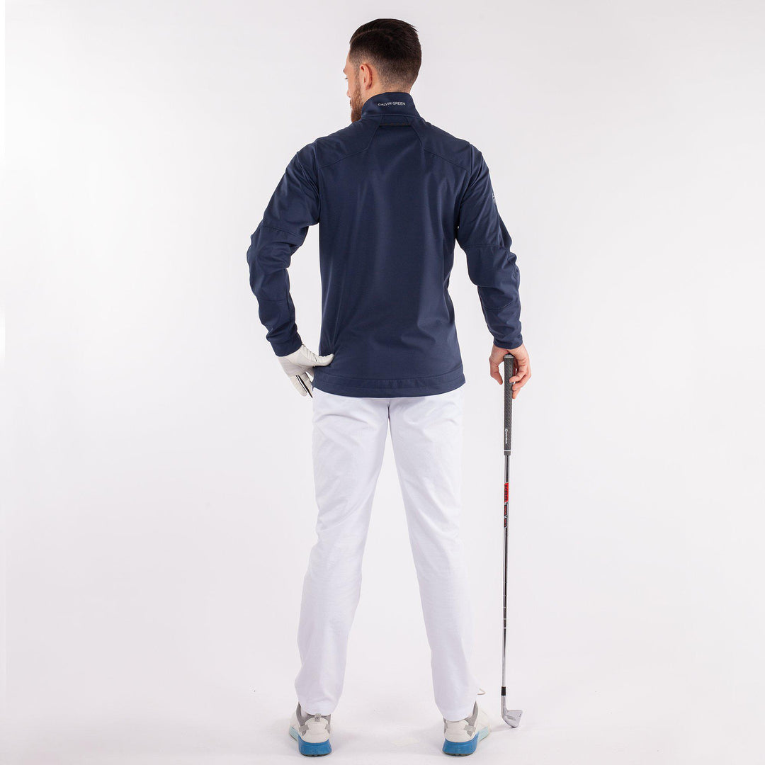 Lyle is a Windproof and water repellent golf jacket for Men in the color Navy(4)