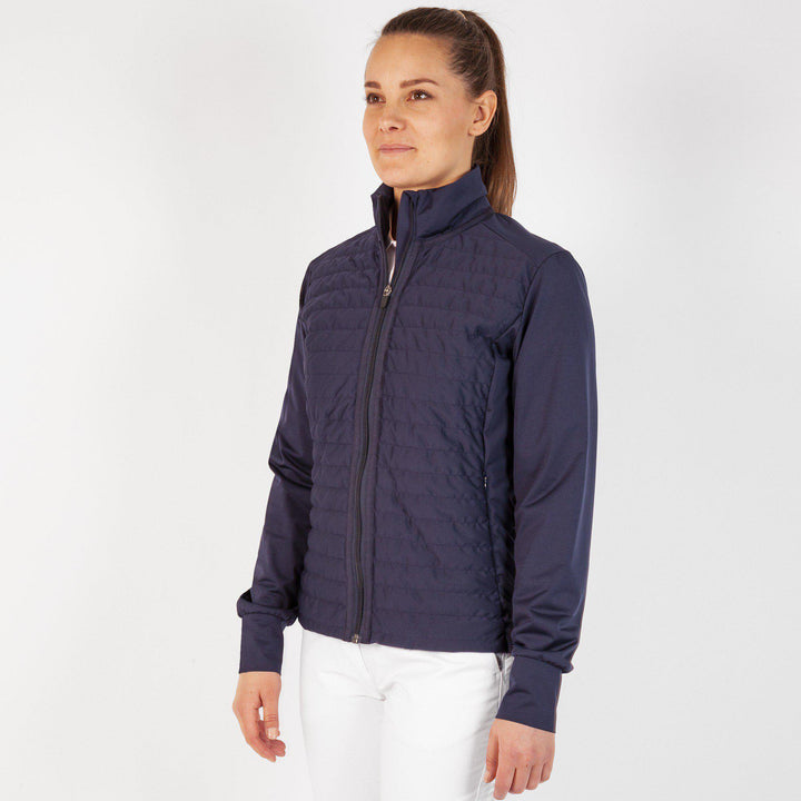 Lorene is a Windproof and water repellent golf jacket for Women in the color Navy(1)