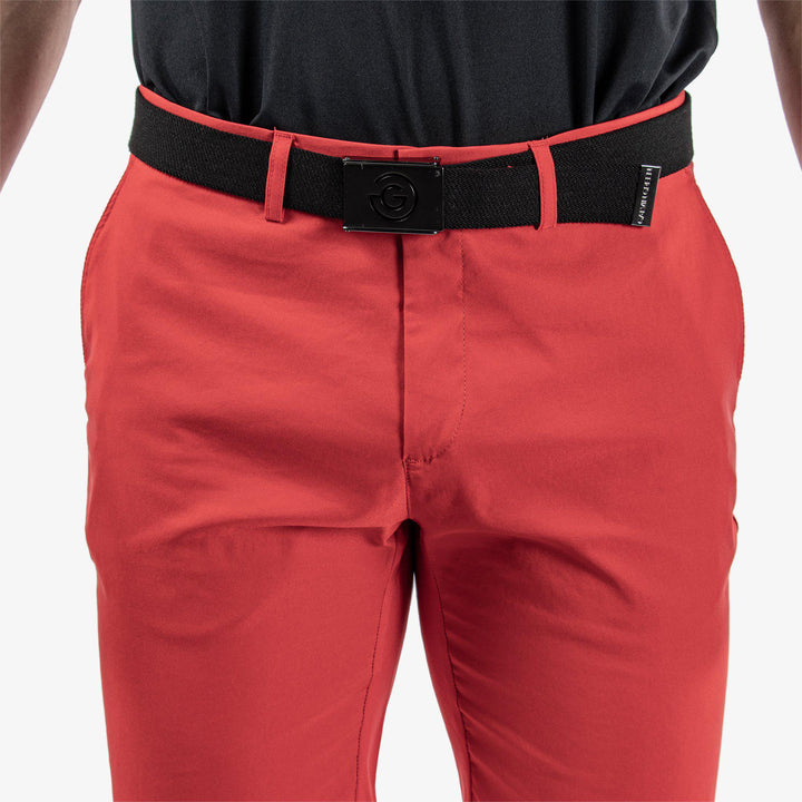 Paul is a Breathable golf shorts for Men in the color Red(3)