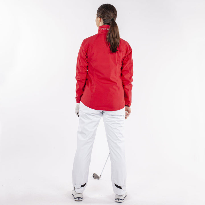 Adele is a Waterproof golf jacket for Women in the color Red(8)