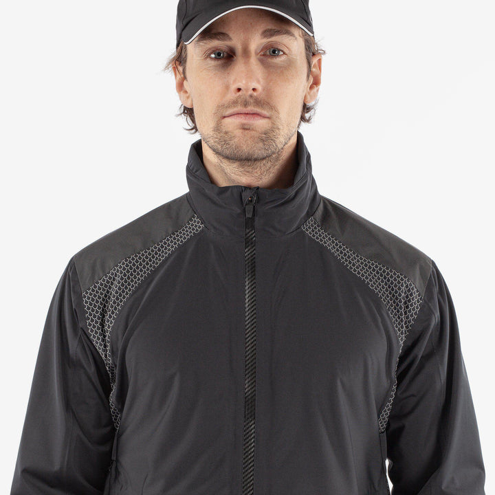 Action is a Waterproof golf jacket for Men in the color Black(3)