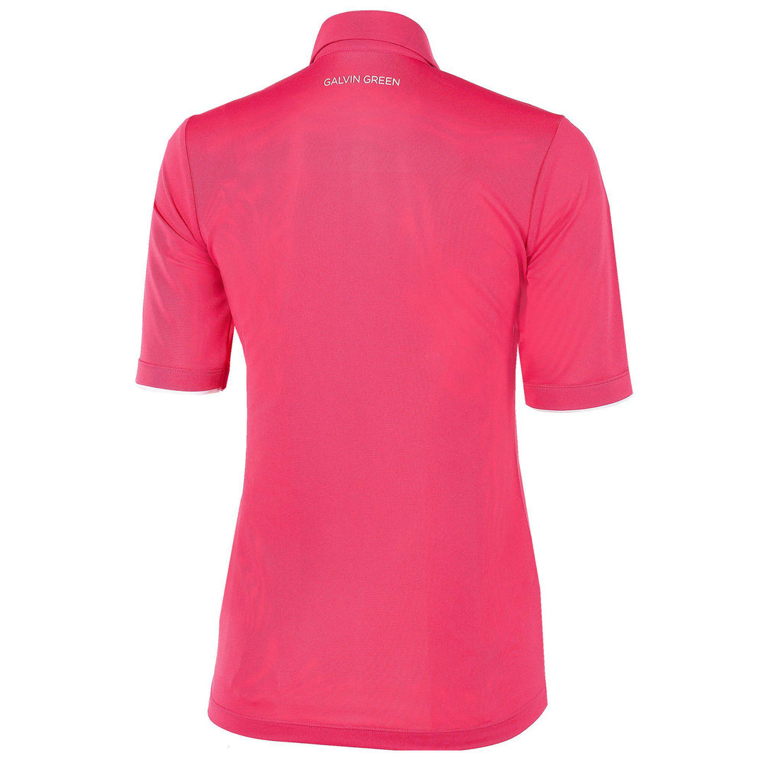 Marissa is a Breathable short sleeve golf shirt for Women in the color Sugar Coral(7)