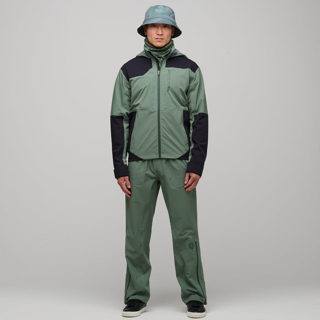 Argus is a Waterproof jacket for Men in the color Duck Green/Black(2)