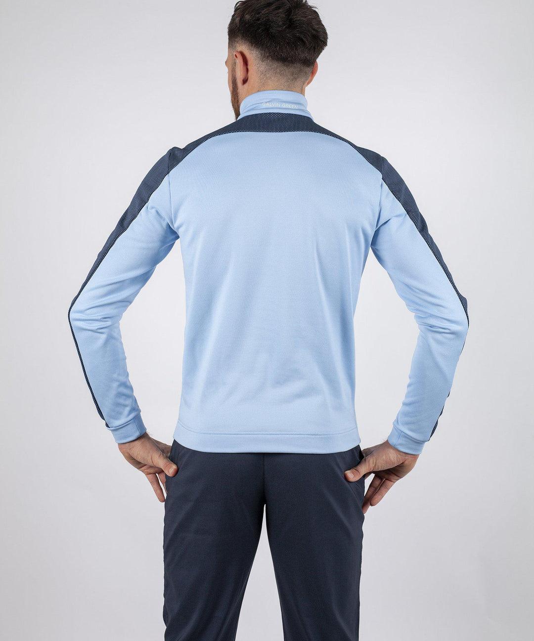 Dwight is a Insulating golf mid layer for Men in the color Blue Bell(3)