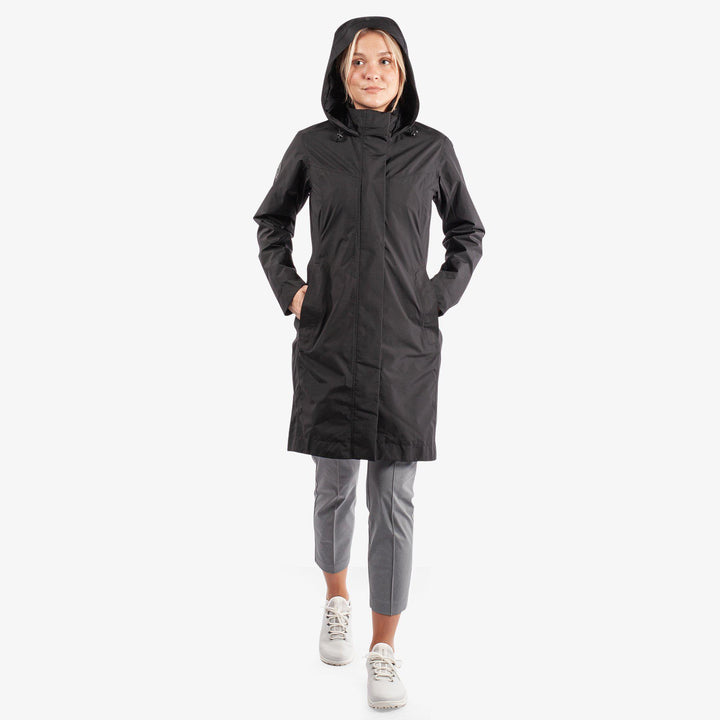 Holly is a Waterproof golf jacket for Women in the color Black(4)