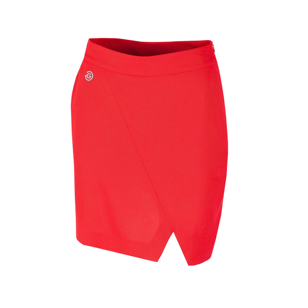 Masey is a Breathable golf skirt with inner shorts for Women in the color Red(0)