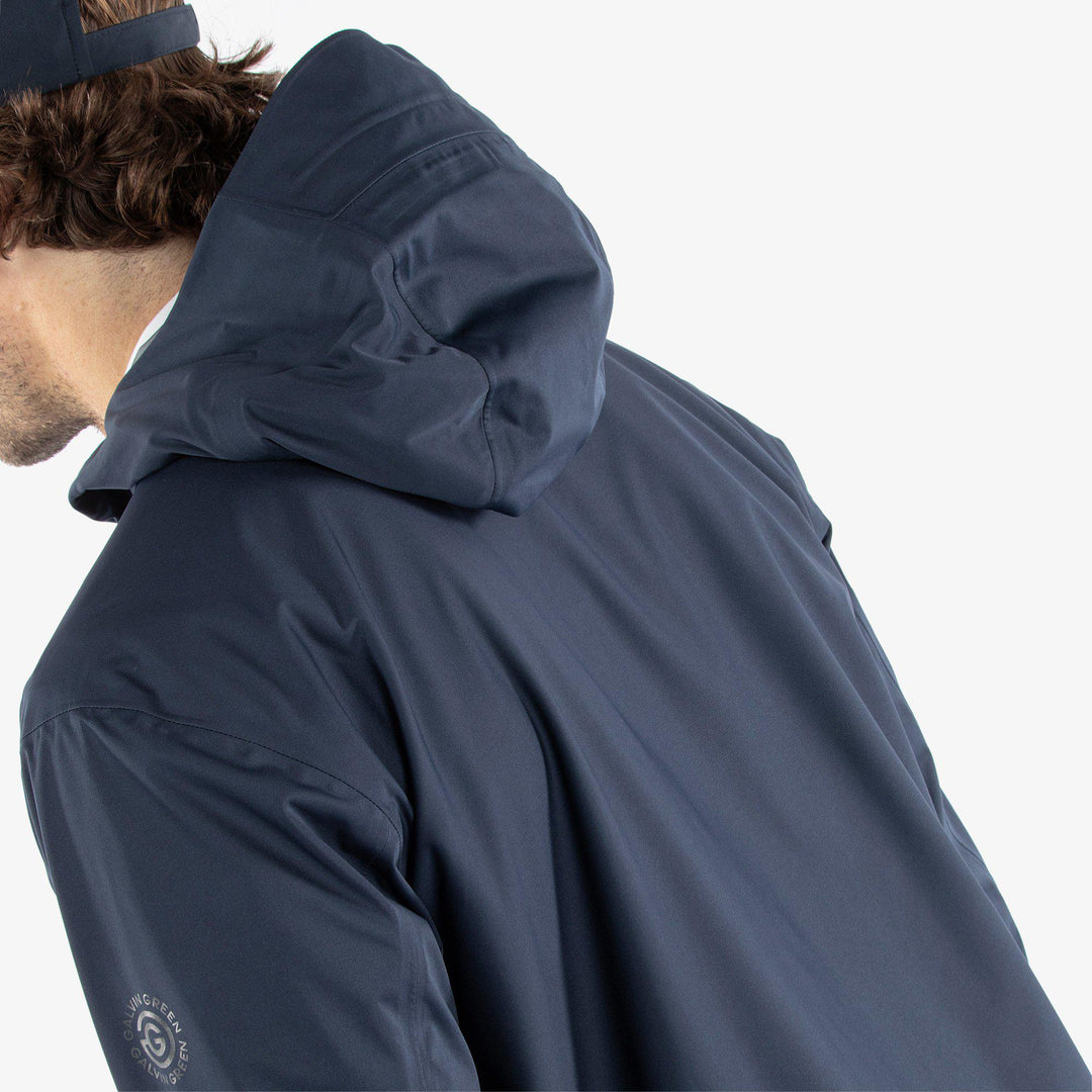 Amos is a Waterproof golf jacket for Men in the color Navy(9)