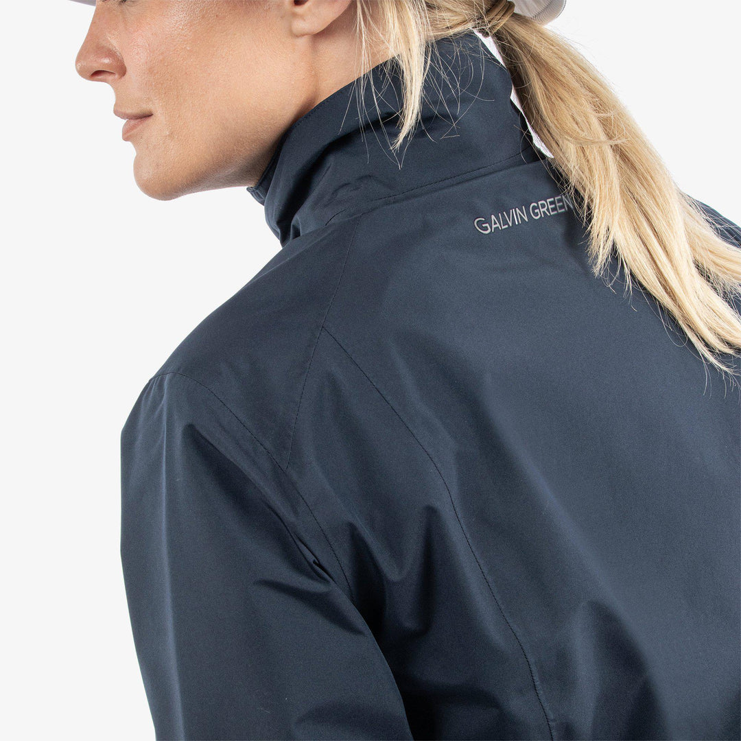 Alice is a Waterproof golf jacket for Women in the color Navy(7)