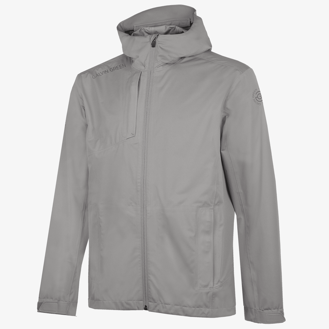 Amos is a Waterproof golf jacket for Men in the color Sharkskin(0)