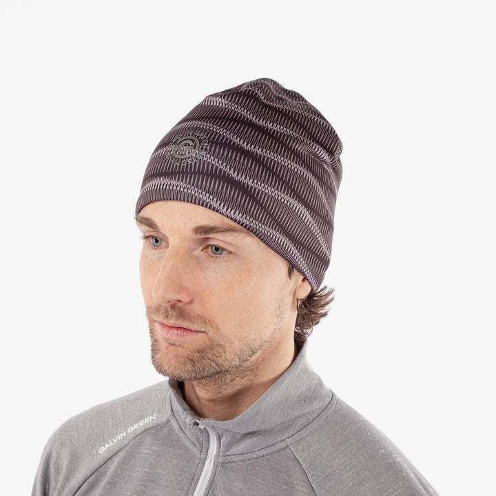 Diego is a Insulating golf hat in the color Black/Sharkskin(2)