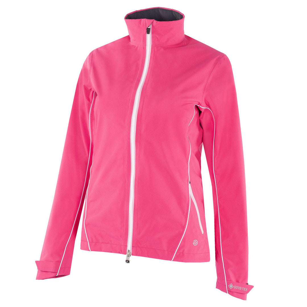Arissa is a Waterproof golf jacket for Women in the color Amazing Pink(0)