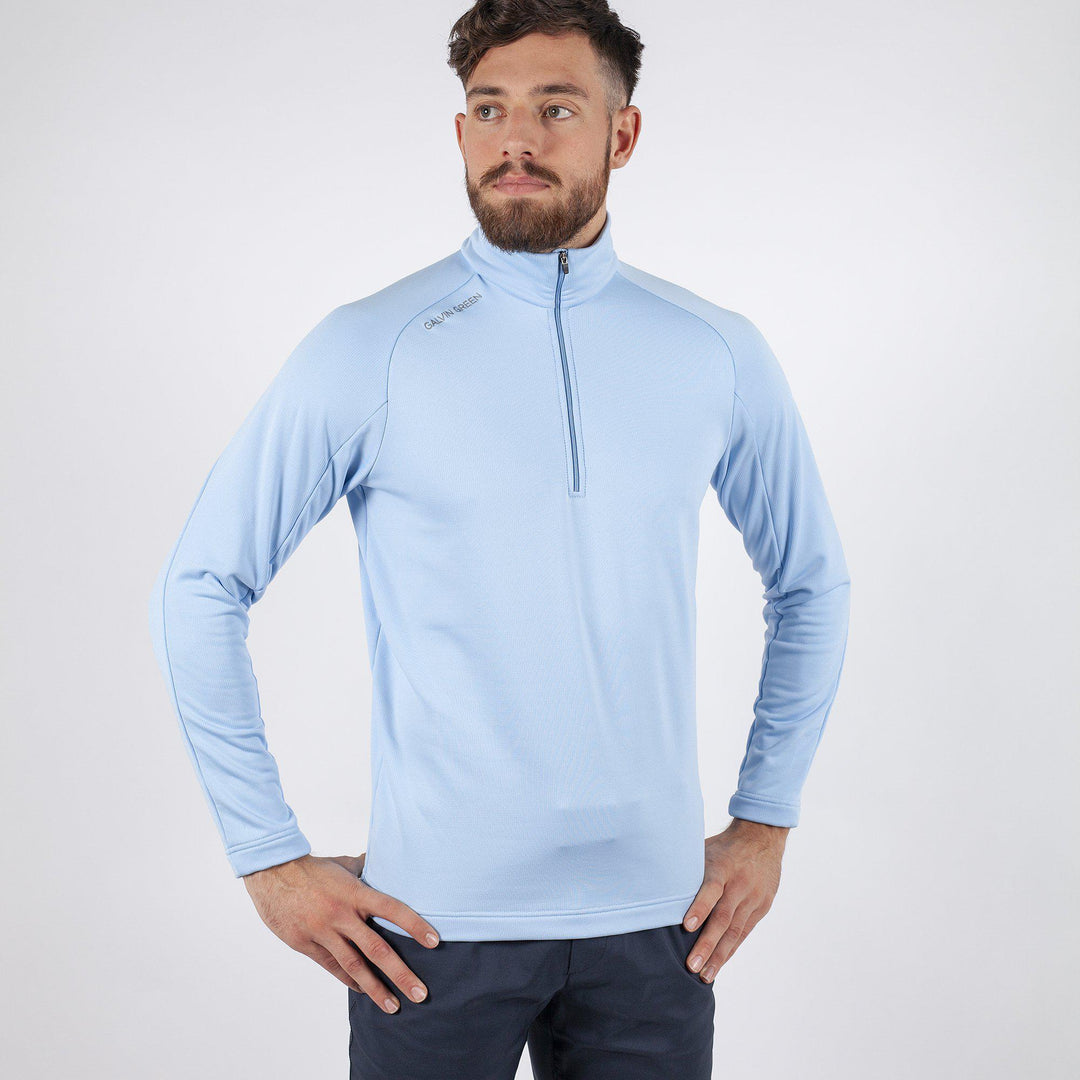 Drake is a Insulating golf mid layer for Men in the color Blue Bell(1)