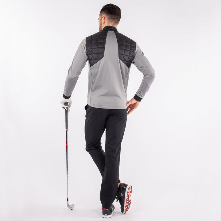 Damian is a Insulating golf mid layer for Men in the color Sharkskin(5)