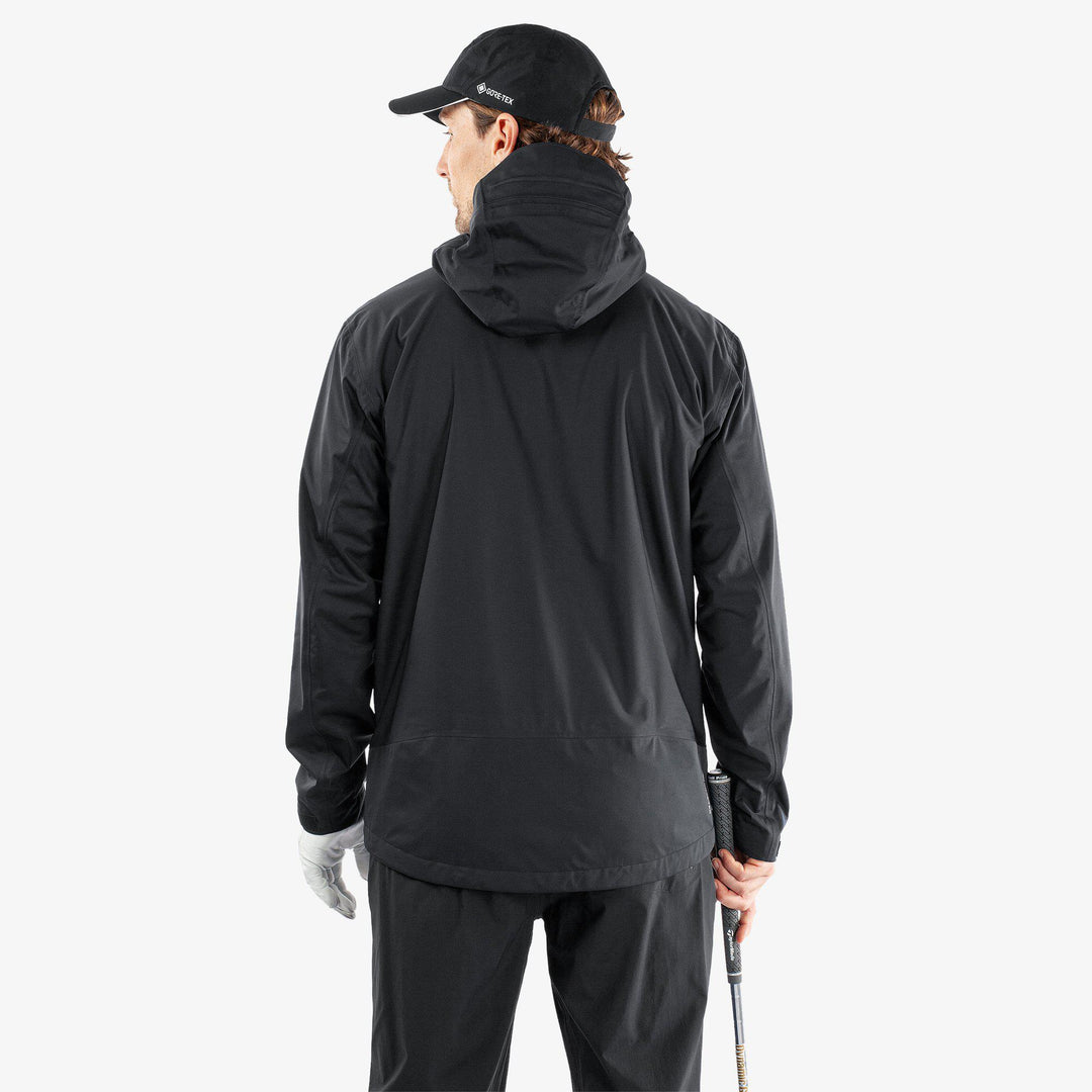 Amos is a Waterproof golf jacket for Men in the color Black(6)