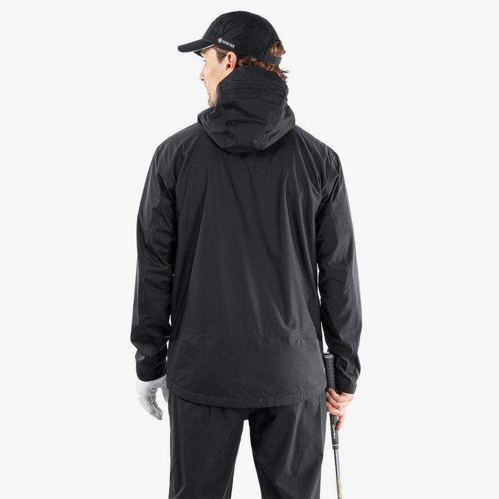 Amos is a Waterproof golf jacket for Men in the color Black(6)