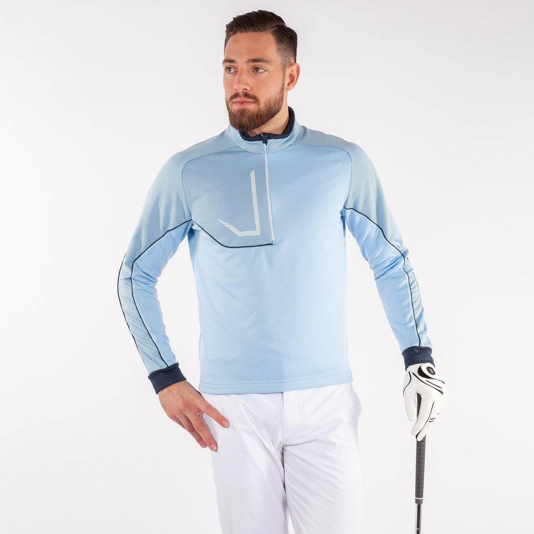 Daxton is a Insulating golf mid layer for Men in the color Blue Bell(1)