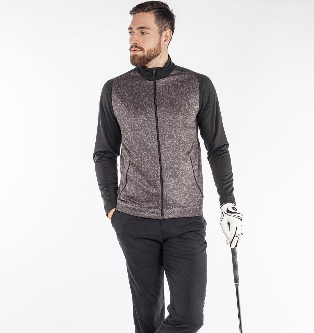 Dane is a Insulating golf mid layer for Men in the color Sharkskin(1)
