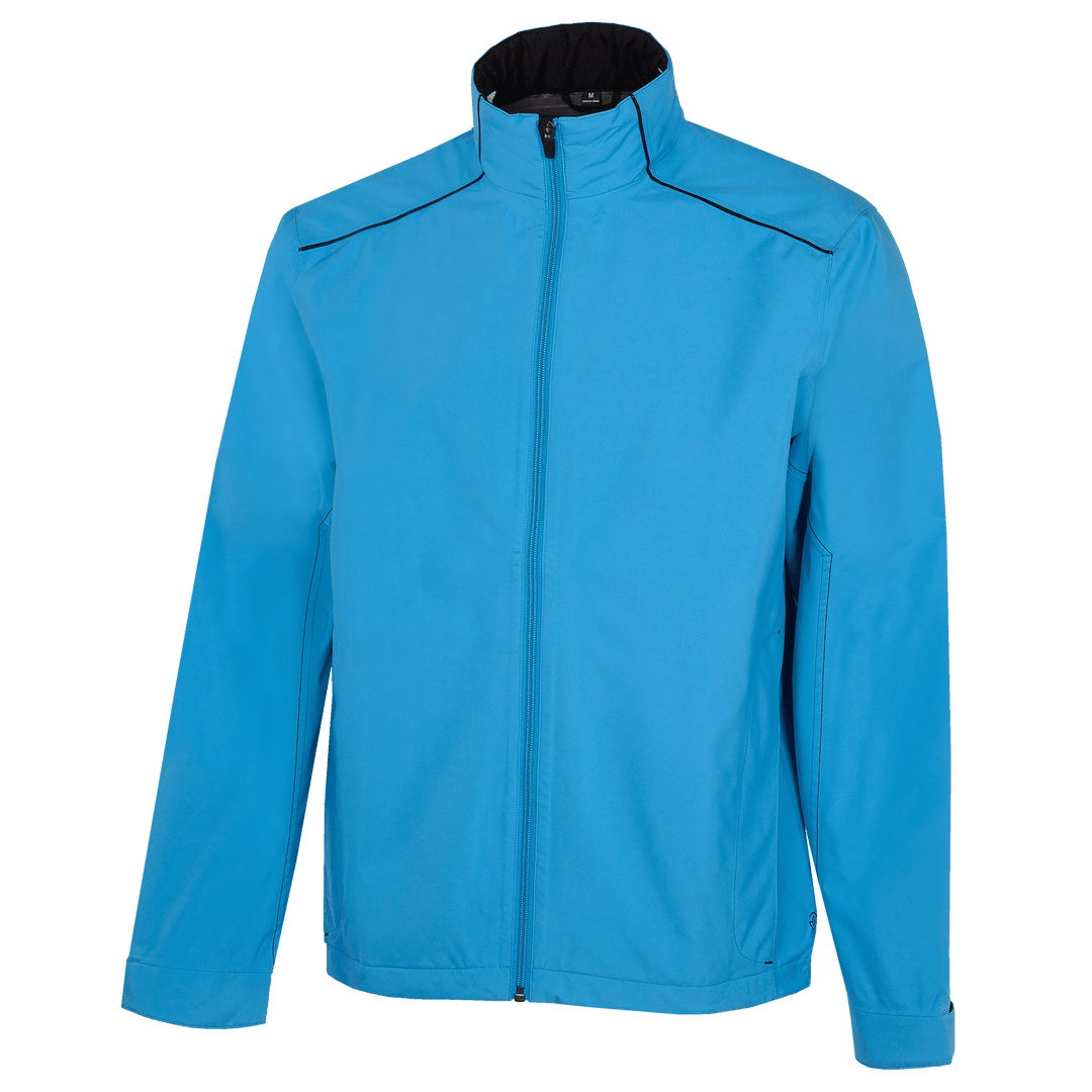 Alec is a Waterproof golf jacket for Men in the color Fantastic Blue(1)