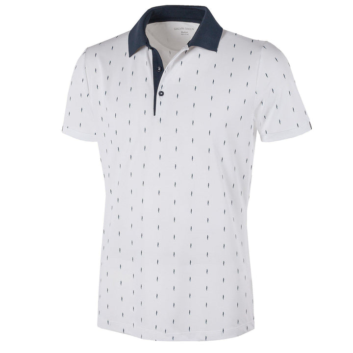 Mayson is a Breathable short sleeve golf shirt for Men in the color White(0)