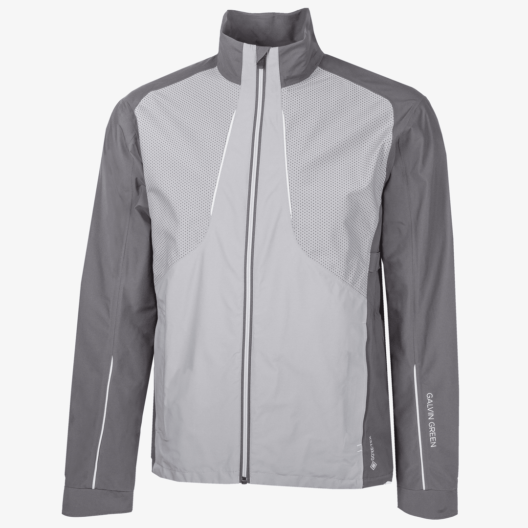 Albert is a Waterproof golf jacket for Men in the color Forged Iron/Sharkskin/Cool Grey(0)