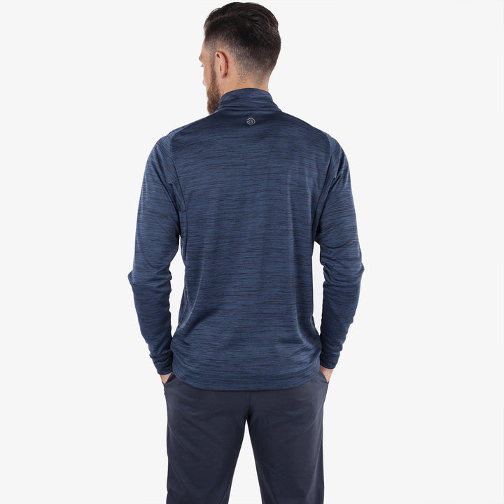 Dixon is a Insulating golf mid layer for Men in the color Navy(4)