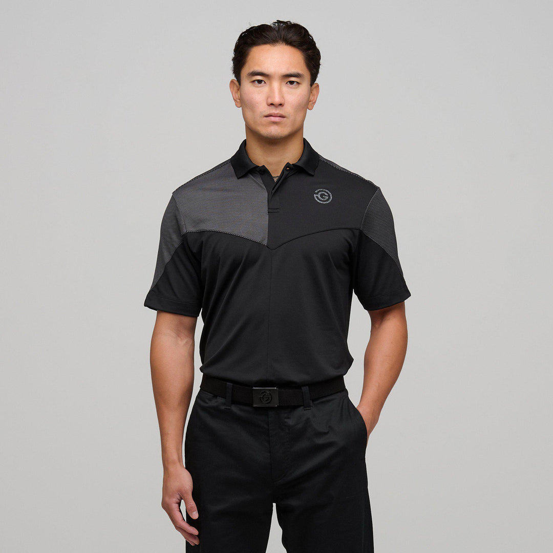 Magnus is a Breathable short sleeve shirt for Men in the color Black(1)