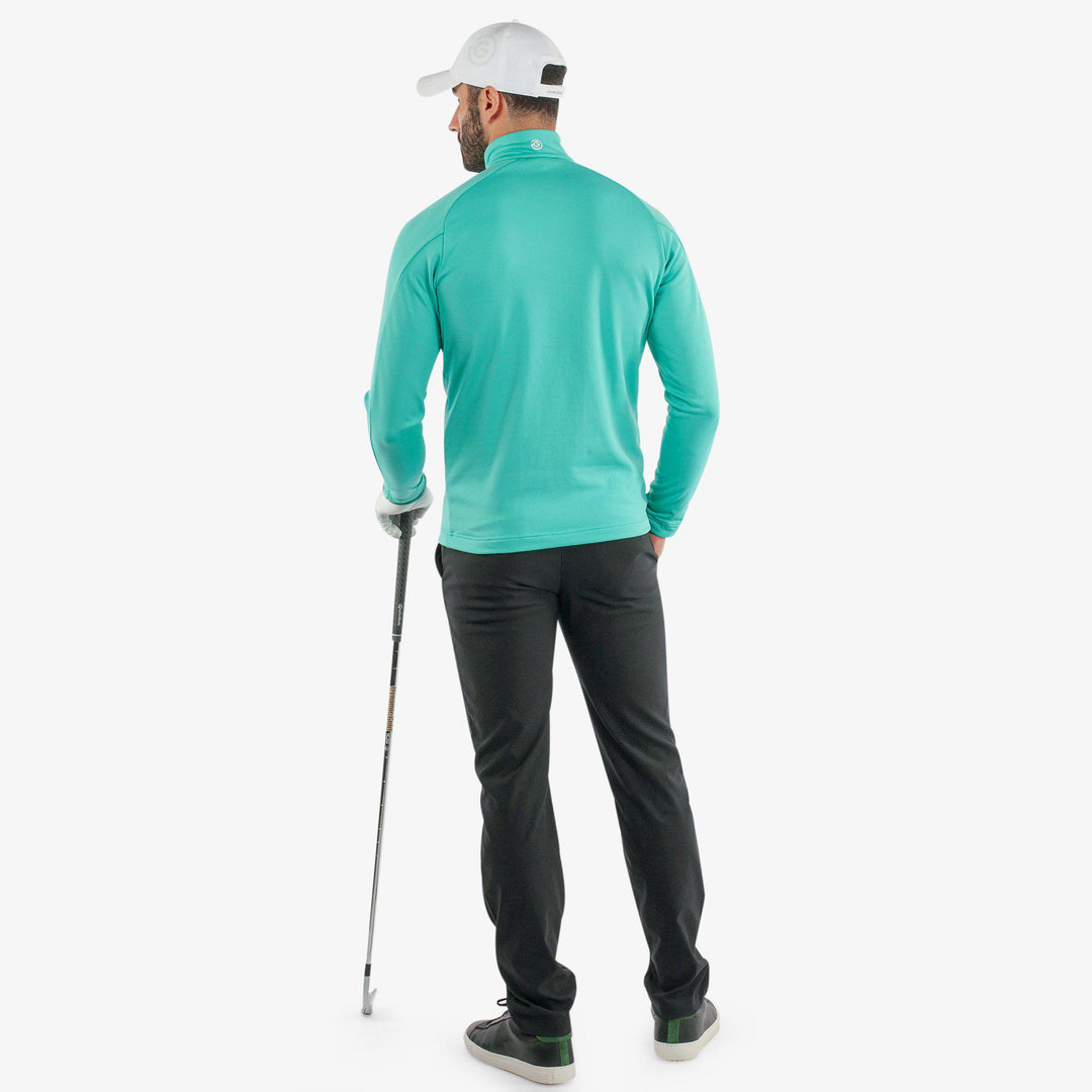 Drake is a Insulating golf mid layer for Men in the color Atlantis Green(6)