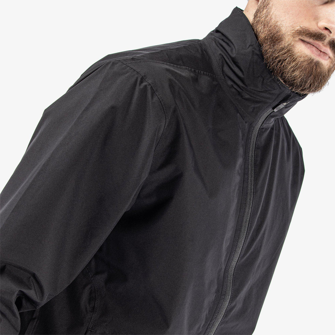 Arlie is a Waterproof golf jacket for Men in the color Black(3)