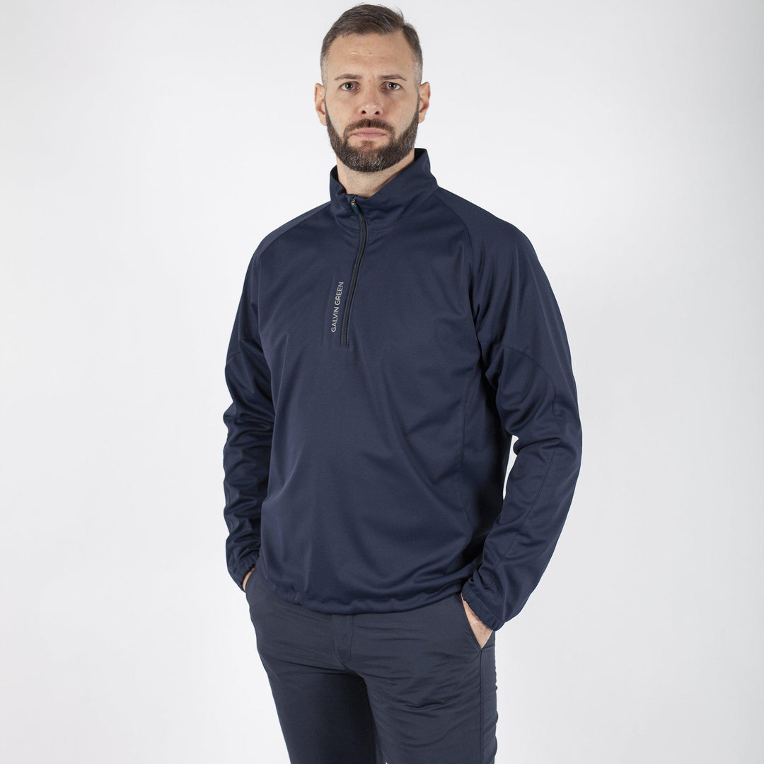 Lucas is a Windproof and water repellent golf jacket for Men in the color Navy(1)