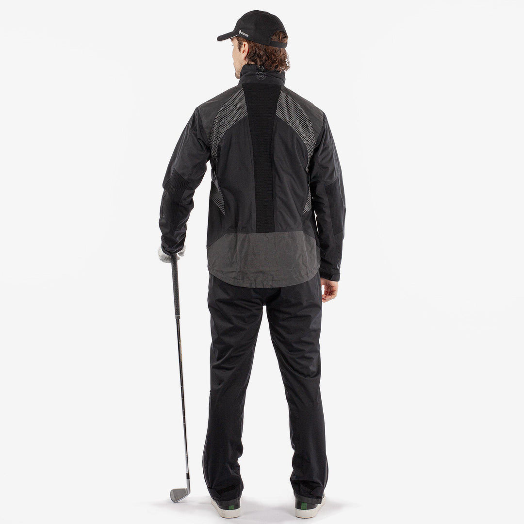 Action is a Waterproof golf jacket for Men in the color Black(8)