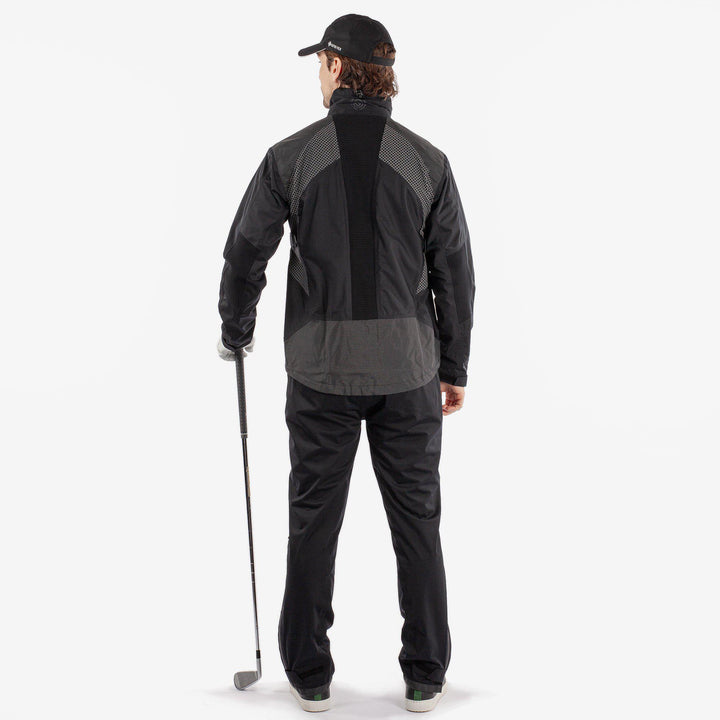 Action is a Waterproof golf jacket for Men in the color Black(8)