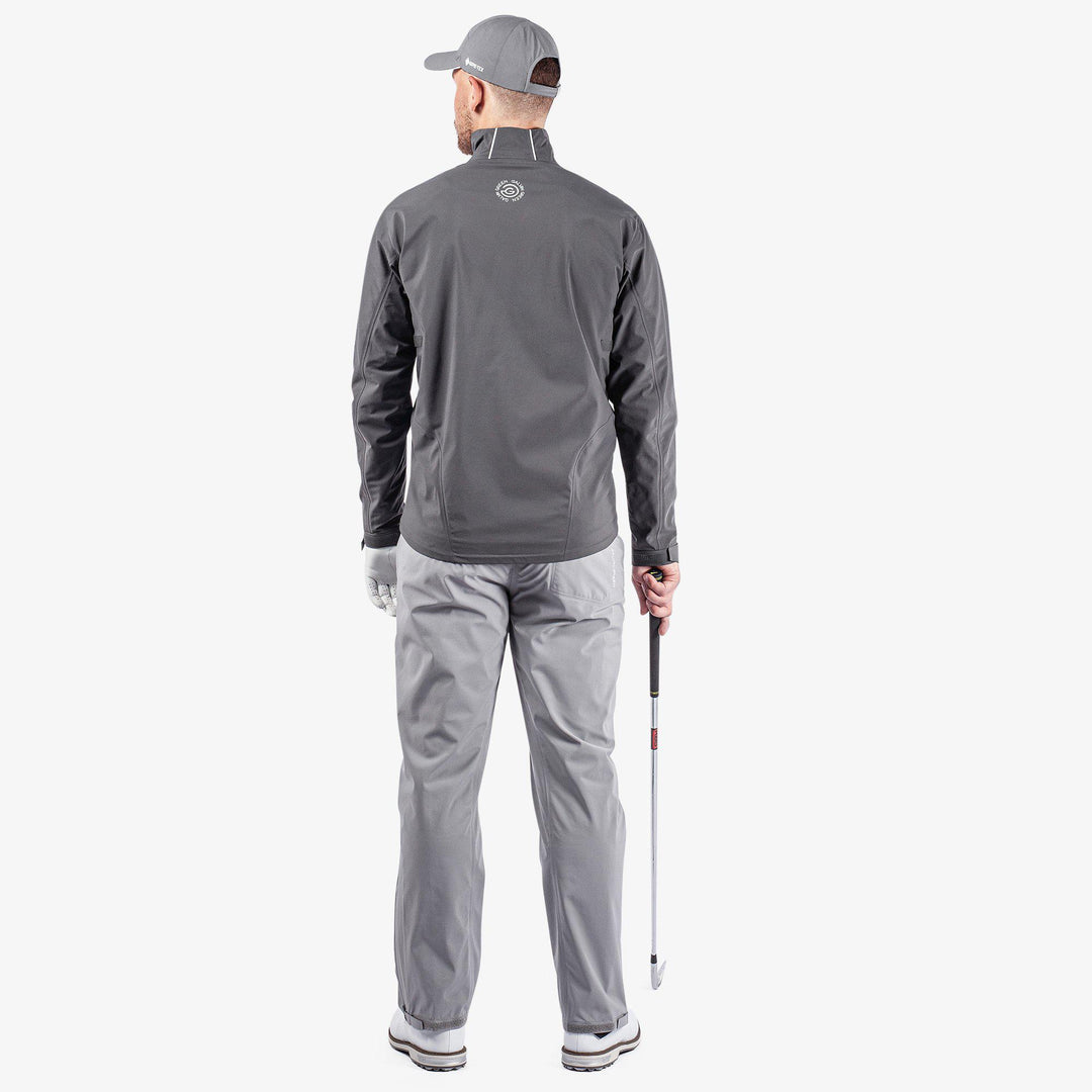 Albert is a Waterproof golf jacket for Men in the color Forged Iron/Sharkskin/Cool Grey(10)