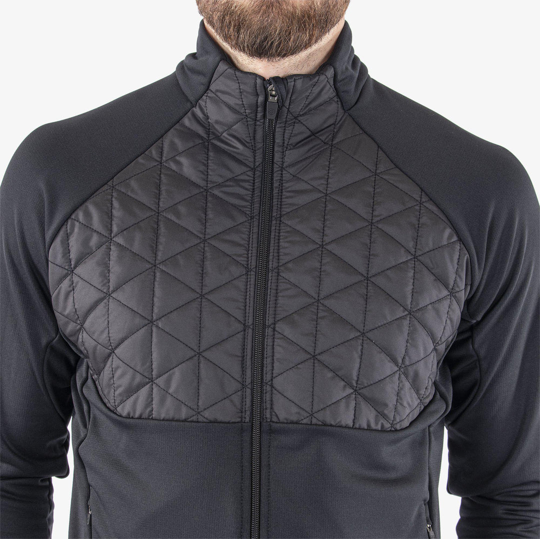 Dexter is a Insulating golf mid layer for Men in the color Black(3)