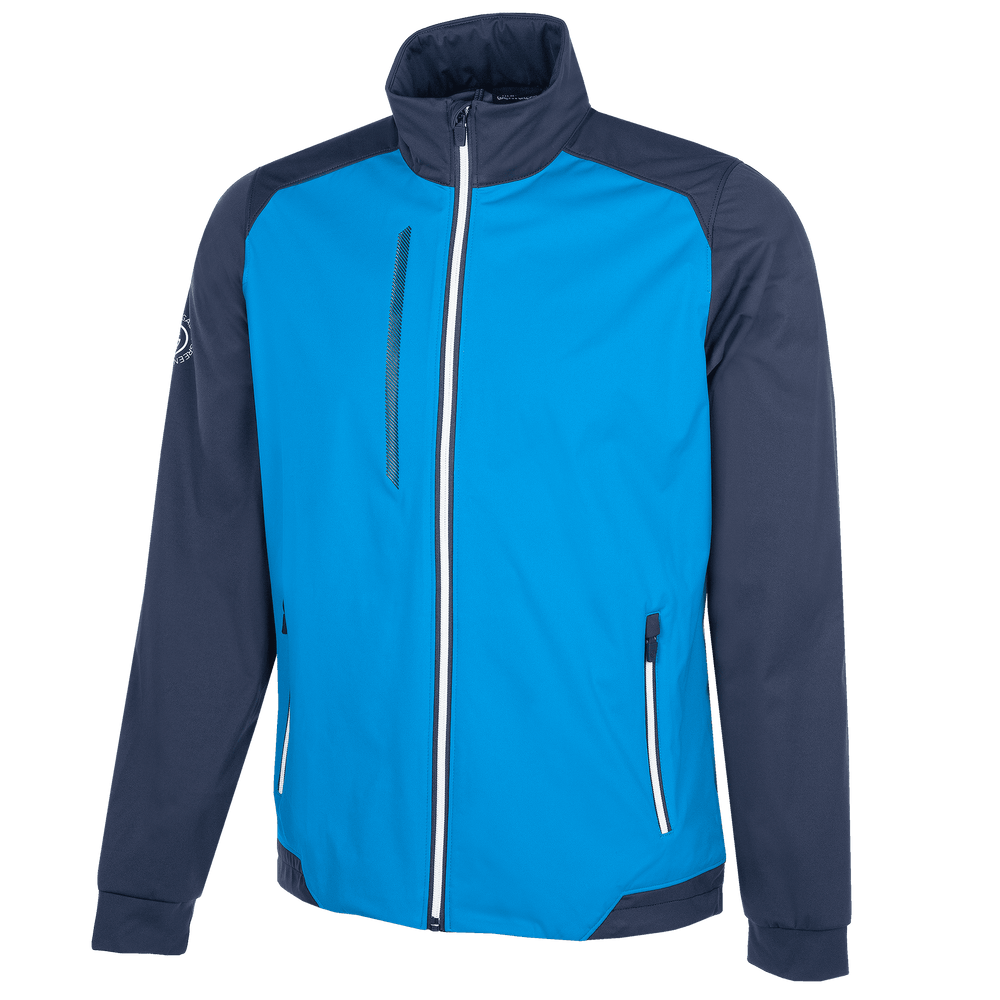 Lyle is a Windproof and water repellent golf jacket for Men in the color Blue(0)