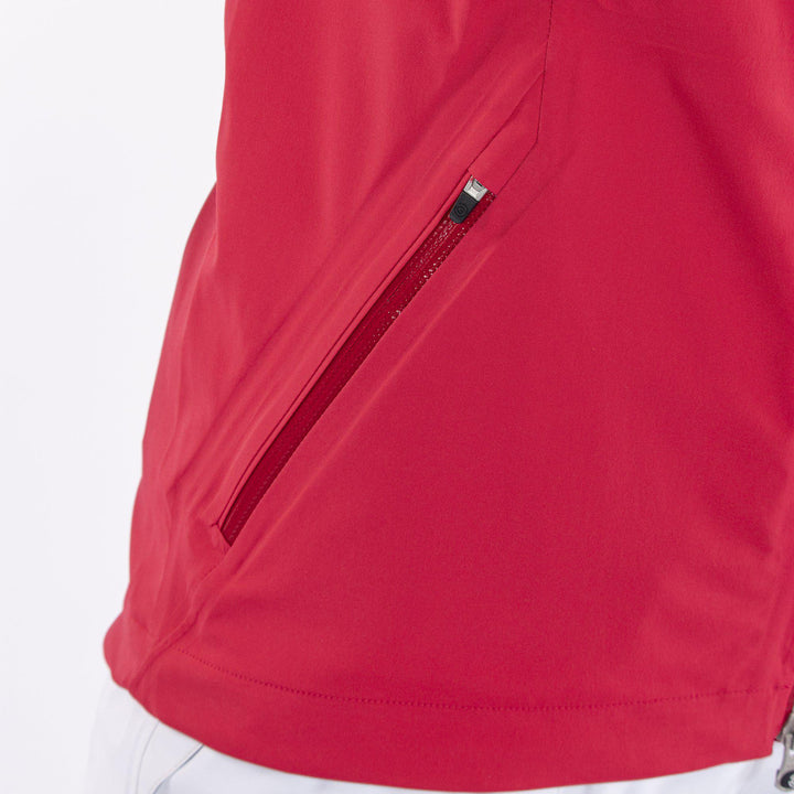 Adele is a Waterproof golf jacket for Women in the color Red(4)