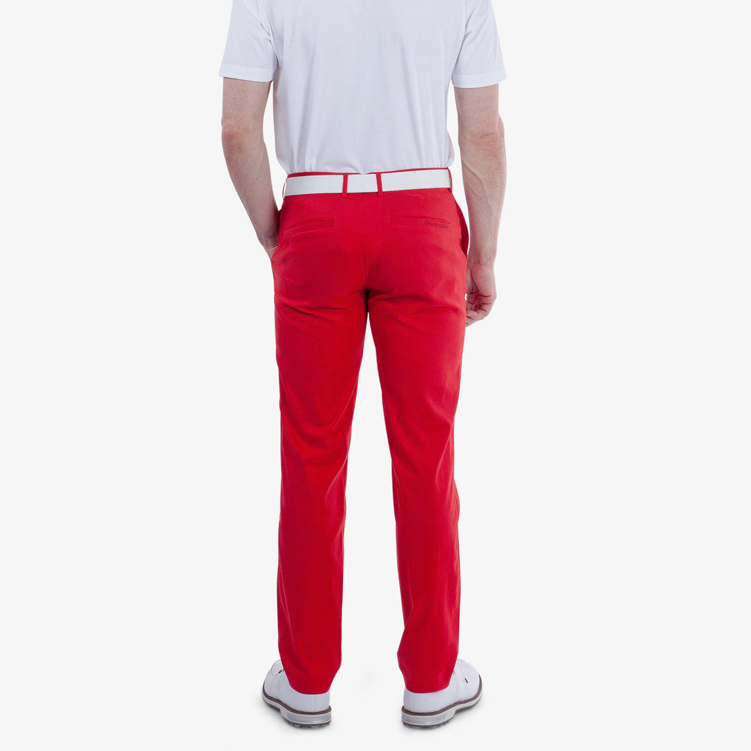 Noah is a Breathable golf pants for Men in the color Red(4)