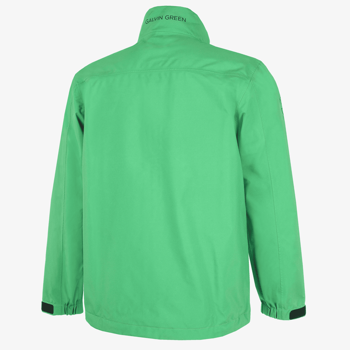 Robert is a Waterproof golf jacket for Juniors in the color Golf Green(10)