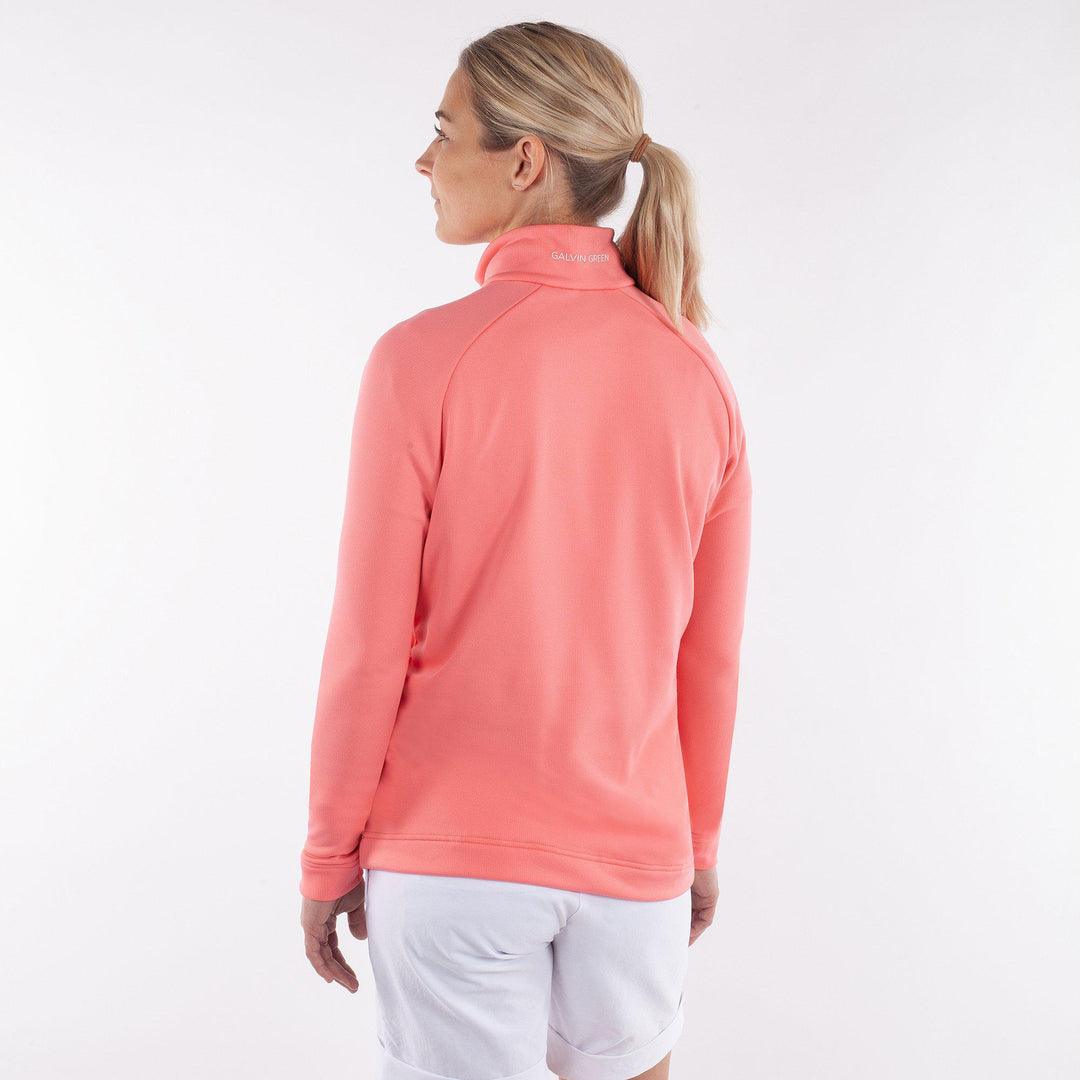 Dolly Upcycled is a Insulating golf mid layer for Women in the color Imaginary Pink(5)