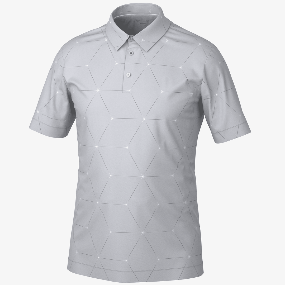 Milo is a Breathable short sleeve golf shirt for Men in the color Cool Grey(0)