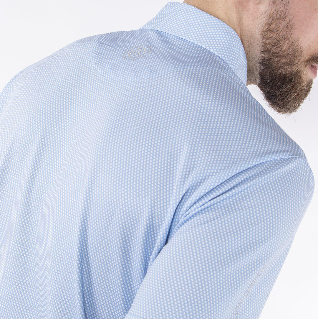 Martin is a Breathable short sleeve shirt for Men in the color Blue Bell(7)