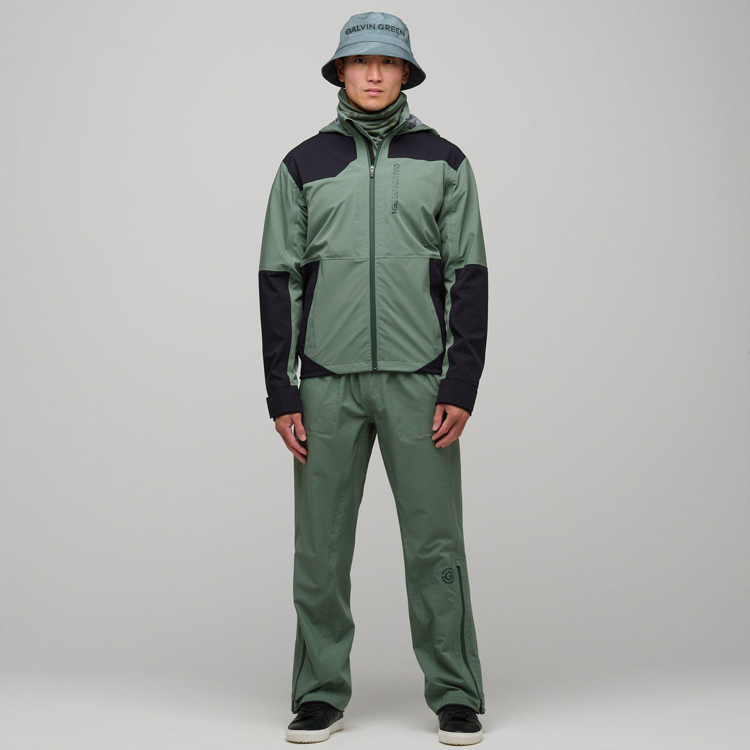 Argus is a Waterproof jacket for Men in the color Duck Green/Black(3)