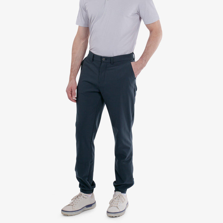 Nox is a Breathable golf pants for Men in the color Navy(1)