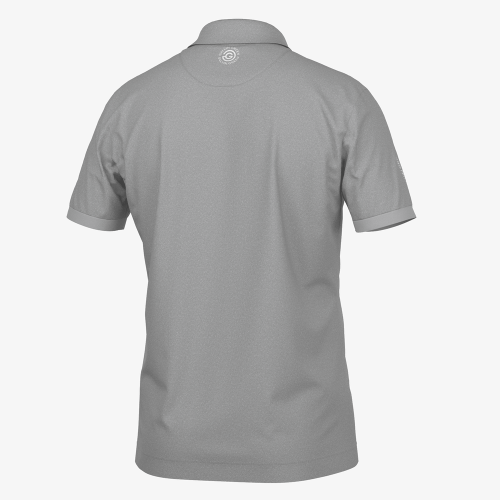 Mikel is a Breathable short sleeve golf shirt for Men in the color Cool Grey(0)