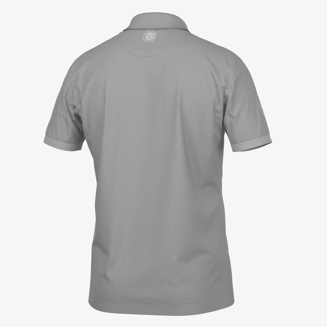 Mikel is a Breathable short sleeve golf shirt for Men in the color Cool Grey(2)