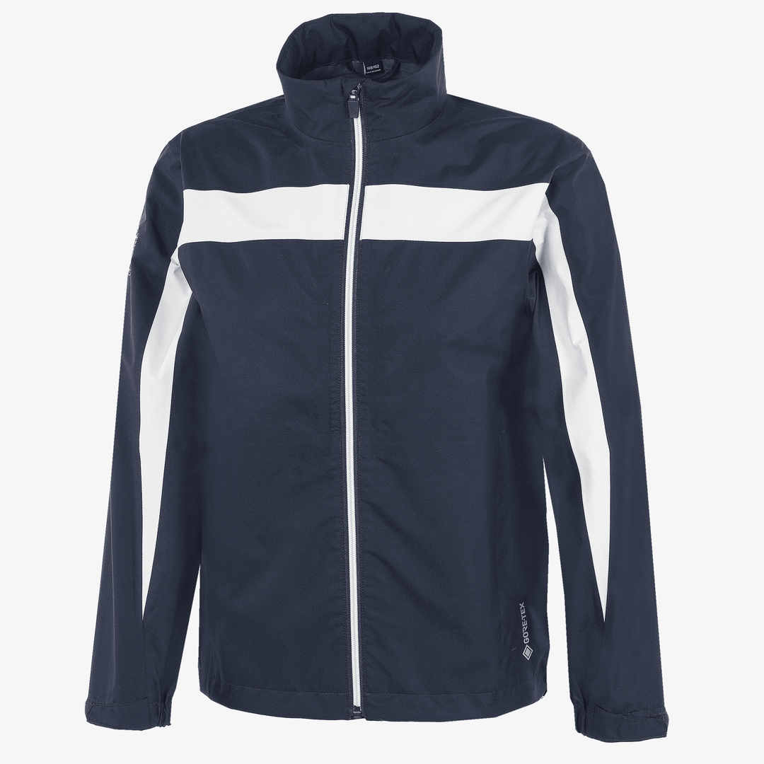 Robert is a Waterproof golf jacket for Juniors in the color Navy/White(0)