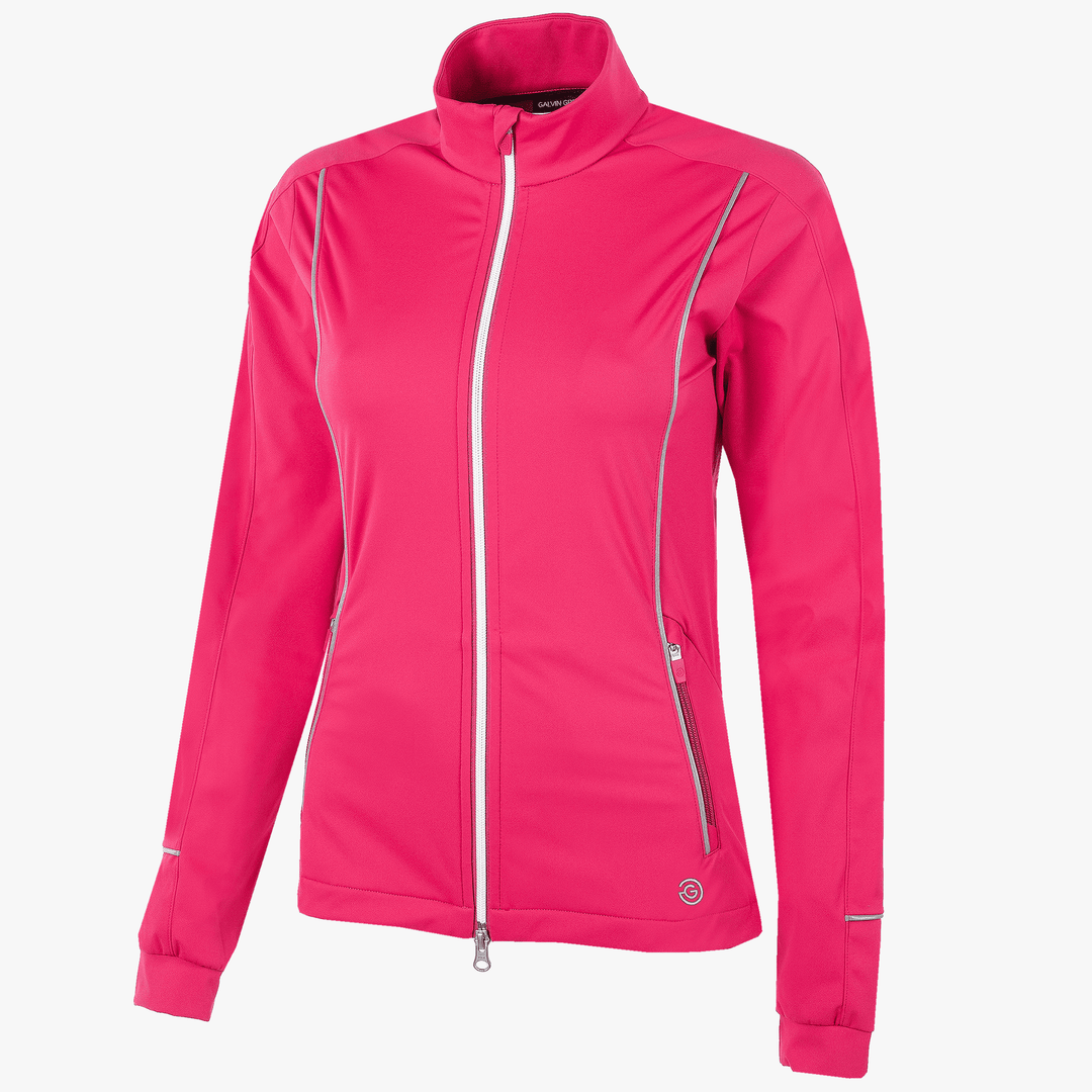 Leila is a Windproof and water repellent jacket for Women in the color Sugar Coral(1)